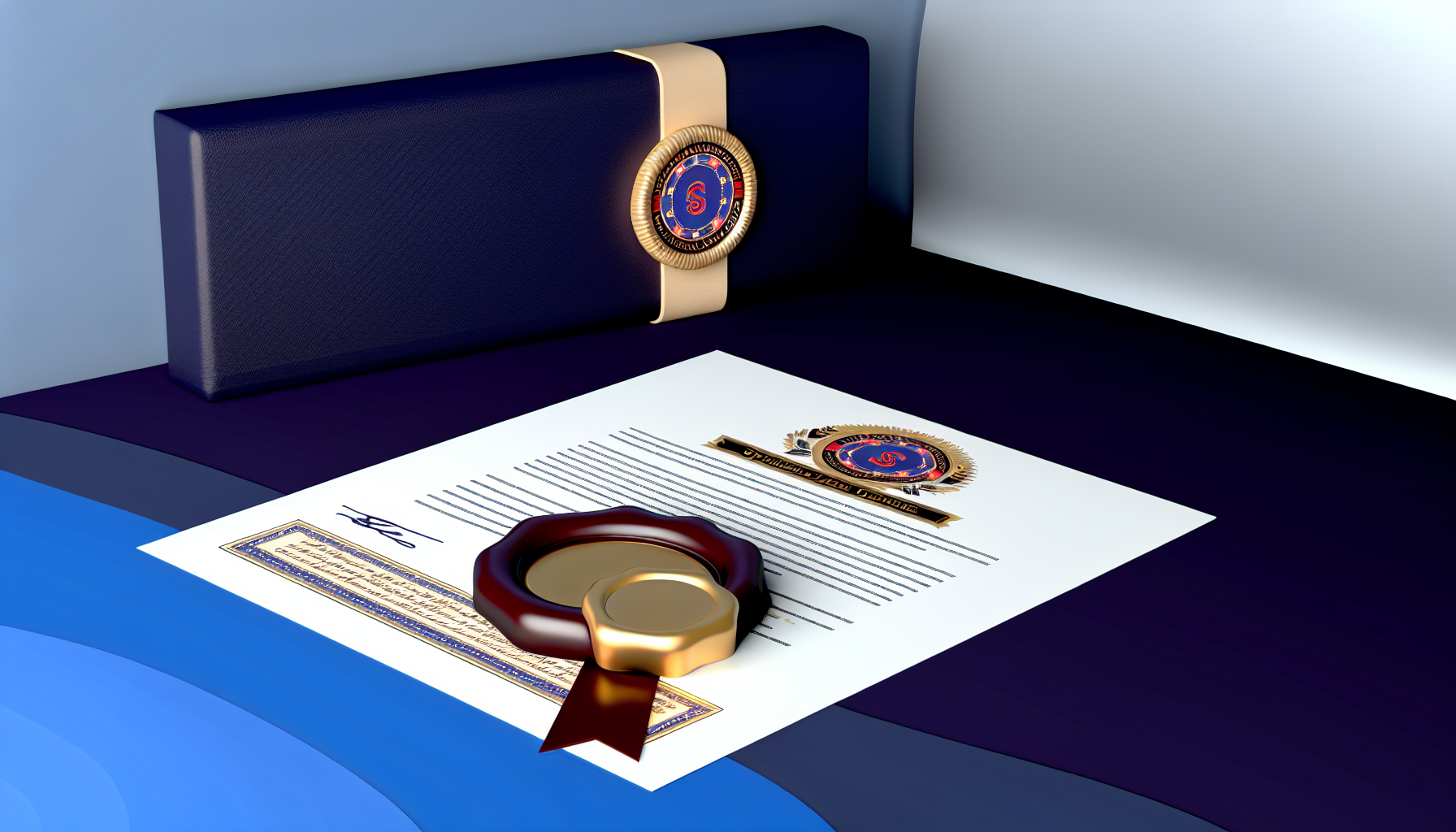 Virallinen MGA-pelilisenssiasiakirja